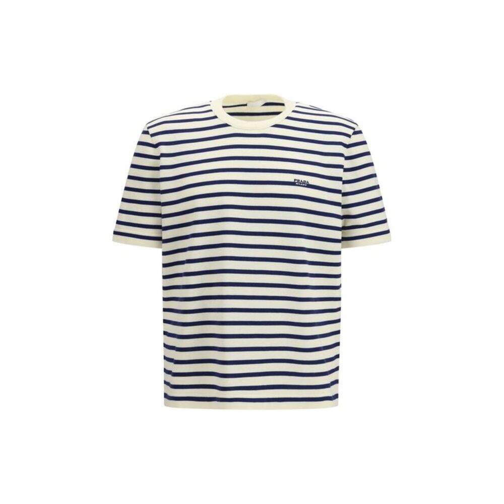 Prada Blue Cotton Men's Sweatshirt